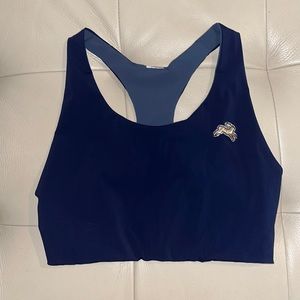 Tracksmith Run Cannonball Run Bra - Swim Running - Navy Blue